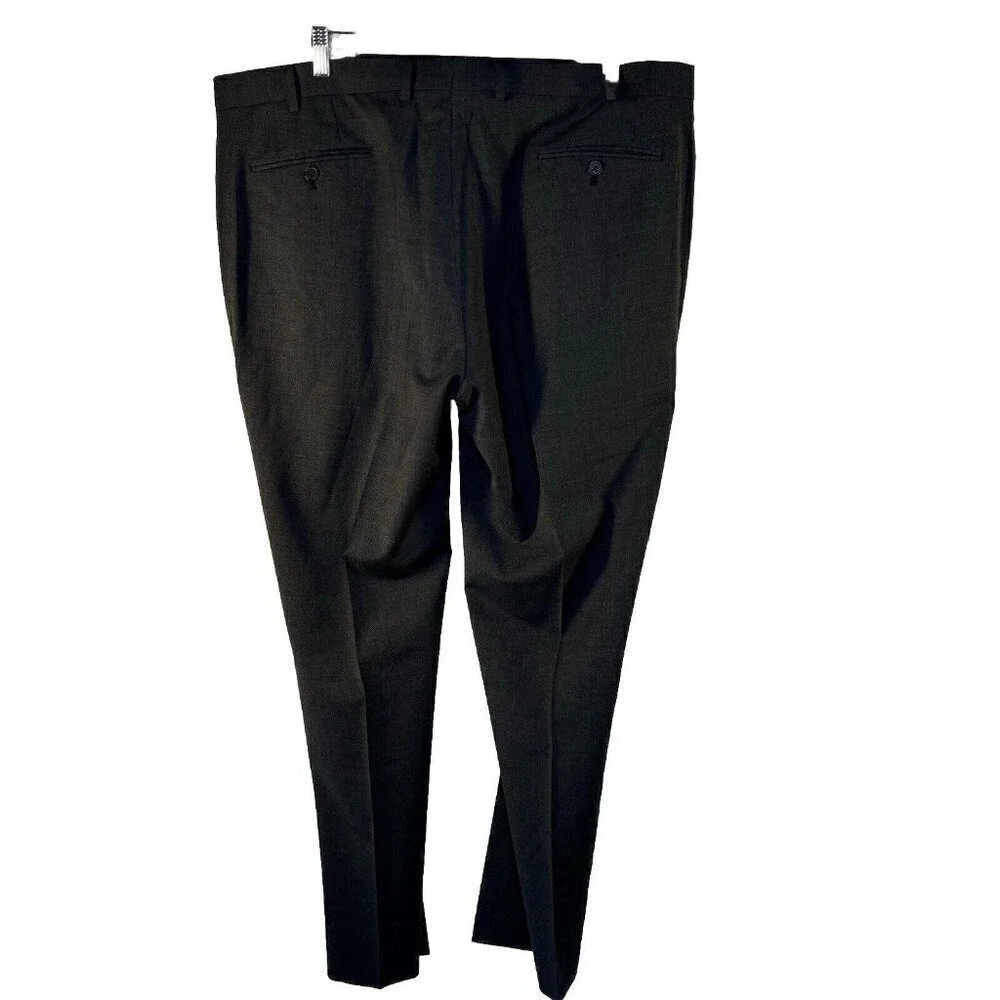 Lauren Ralph Lauren High Performance Wool Dress Pants Mens 40x32 Gray Flat Front